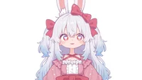 Готовая Live2D модель девочки-кролика Light-colored Rabbit