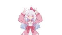 Готовая Live2D модель девочки-кролика Light-colored Rabbit