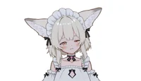 Live2D-модель лисы-горничной White Fox Maid