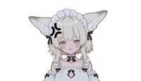 Live2D-модель лисы-горничной White Fox Maid