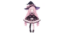 Live2D модель Little Witch