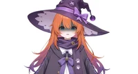 Live2D модель кошачьей ведьмы Luna Cat Witch