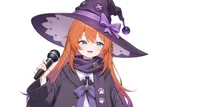 Live2D модель кошачьей ведьмы Luna Cat Witch