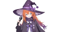 Live2D модель кошачьей ведьмы Luna Cat Witch