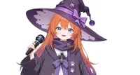 Live2D модель кошачьей ведьмы Luna Cat Witch