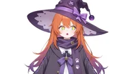 Live2D модель кошачьей ведьмы Luna Cat Witch