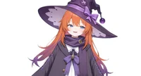 Live2D модель кошачьей ведьмы Luna Cat Witch