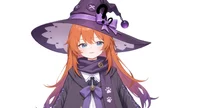 Live2D модель кошачьей ведьмы Luna Cat Witch