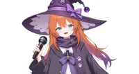 Live2D модель кошачьей ведьмы Luna Cat Witch