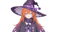 Live2D модель кошачьей ведьмы Luna Cat Witch