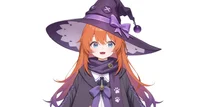 Live2D модель кошачьей ведьмы Luna Cat Witch