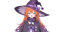 Live2D модель кошачьей ведьмы Luna Cat Witch