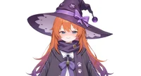 Live2D модель кошачьей ведьмы Luna Cat Witch