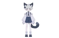 Live2D модель мальчика-котика Blue Kitten Boy