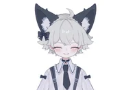 Live2D модель мальчика-котика Blue Kitten Boy