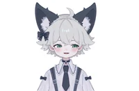 Live2D модель мальчика-котика Blue Kitten Boy
