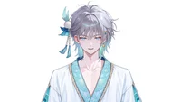 Live2D модель морского принца Mermaid Prince