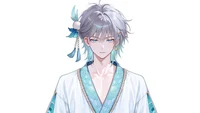 Live2D модель морского принца Mermaid Prince