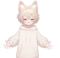 Live2D-модель кот-мальчик Milk Tea Cat Boy