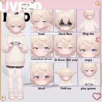 Live2D-модель кот-мальчик Milk Tea Cat Boy