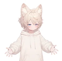 Live2D-модель кот-мальчик Milk Tea Cat Boy