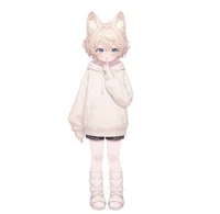 Live2D-модель кот-мальчик Milk Tea Cat Boy