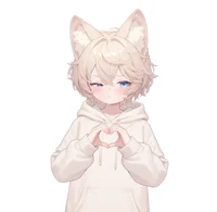 Live2D-модель кот-мальчик Milk Tea Cat Boy
