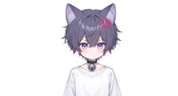 Live2D-модель мальчика-кота Neko Purple-themed Boy