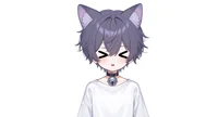 Live2D-модель мальчика-кота Neko Purple-themed Boy