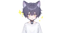 Live2D-модель мальчика-кота Neko Purple-themed Boy