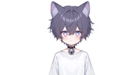 Live2D-модель мальчика-кота Neko Purple-themed Boy