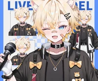 Live2D-модель Orange Cat Boy