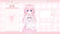 Live2D-модель отаку-девочки Otaku Girl at Home для VTube Studio
