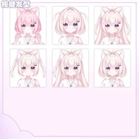 Live2D-модель отаку-девочки Otaku Girl at Home для VTube Studio