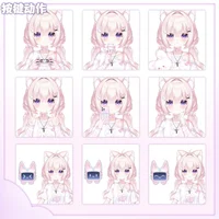 Live2D-модель отаку-девочки Otaku Girl at Home для VTube Studio