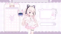 Live2D-модель отаку-девочки Otaku Girl at Home для VTube Studio