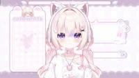 Live2D-модель отаку-девочки Otaku Girl at Home для VTube Studio