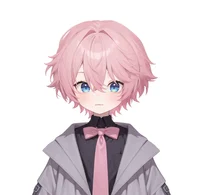 Pink-haired Cat Boy — Live2D-модель кота-мальчика