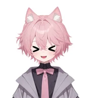Pink-haired Cat Boy — Live2D-модель кота-мальчика