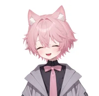 Pink-haired Cat Boy — Live2D-модель кота-мальчика