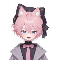 Pink-haired Cat Boy — Live2D-модель кота-мальчика