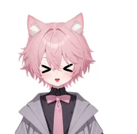 Pink-haired Cat Boy — Live2D-модель кота-мальчика