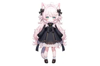 Live2D-модель Pink Kitten