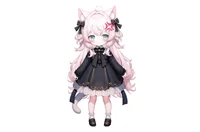 Live2D-модель Pink Kitten