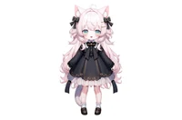 Live2D-модель Pink Kitten