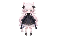 Live2D-модель Pink Kitten
