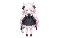 Live2D-модель Pink Kitten