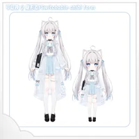 Live2D модель кошкодевочки Qingyu