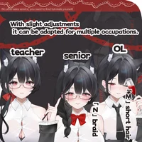 Live2D-модель витубера Teacher Neko