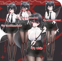Live2D-модель витубера Teacher Neko